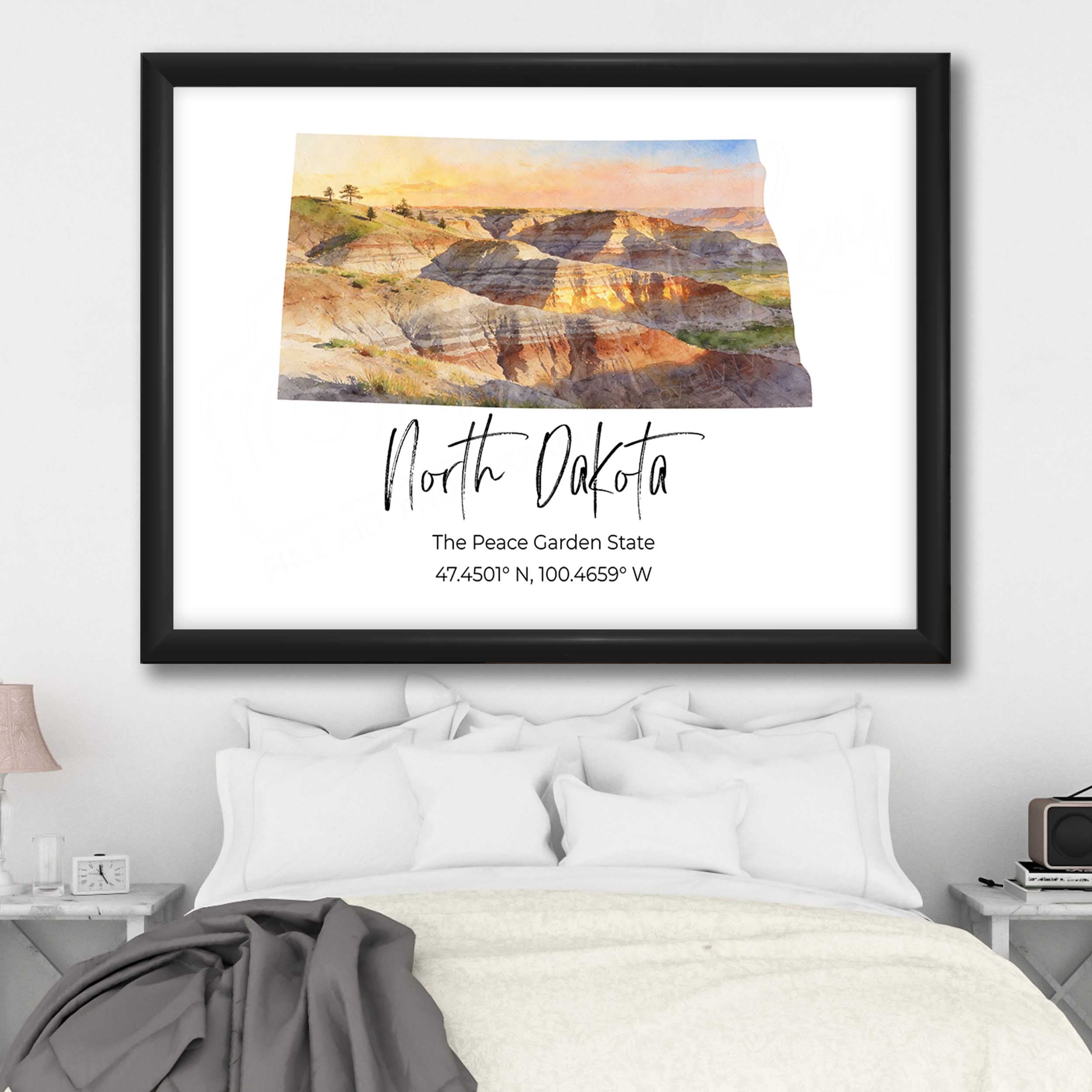 North Dakota State Map