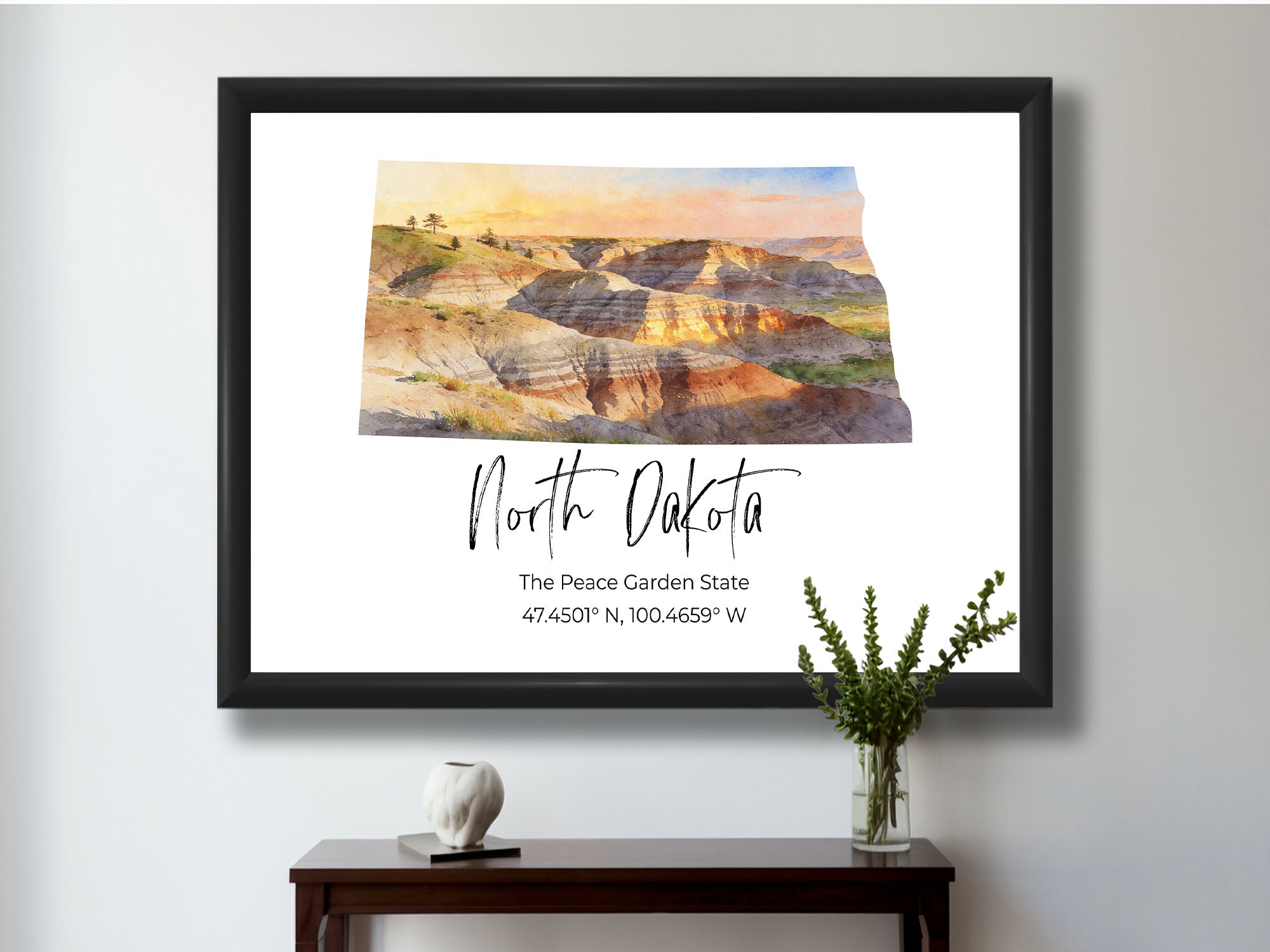North Dakota State Map