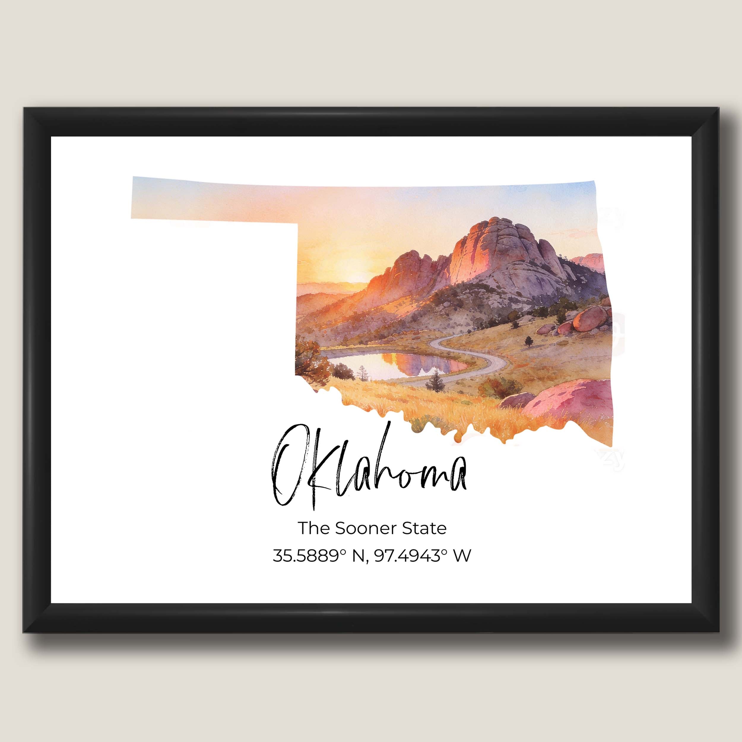 Oklahoma State Map