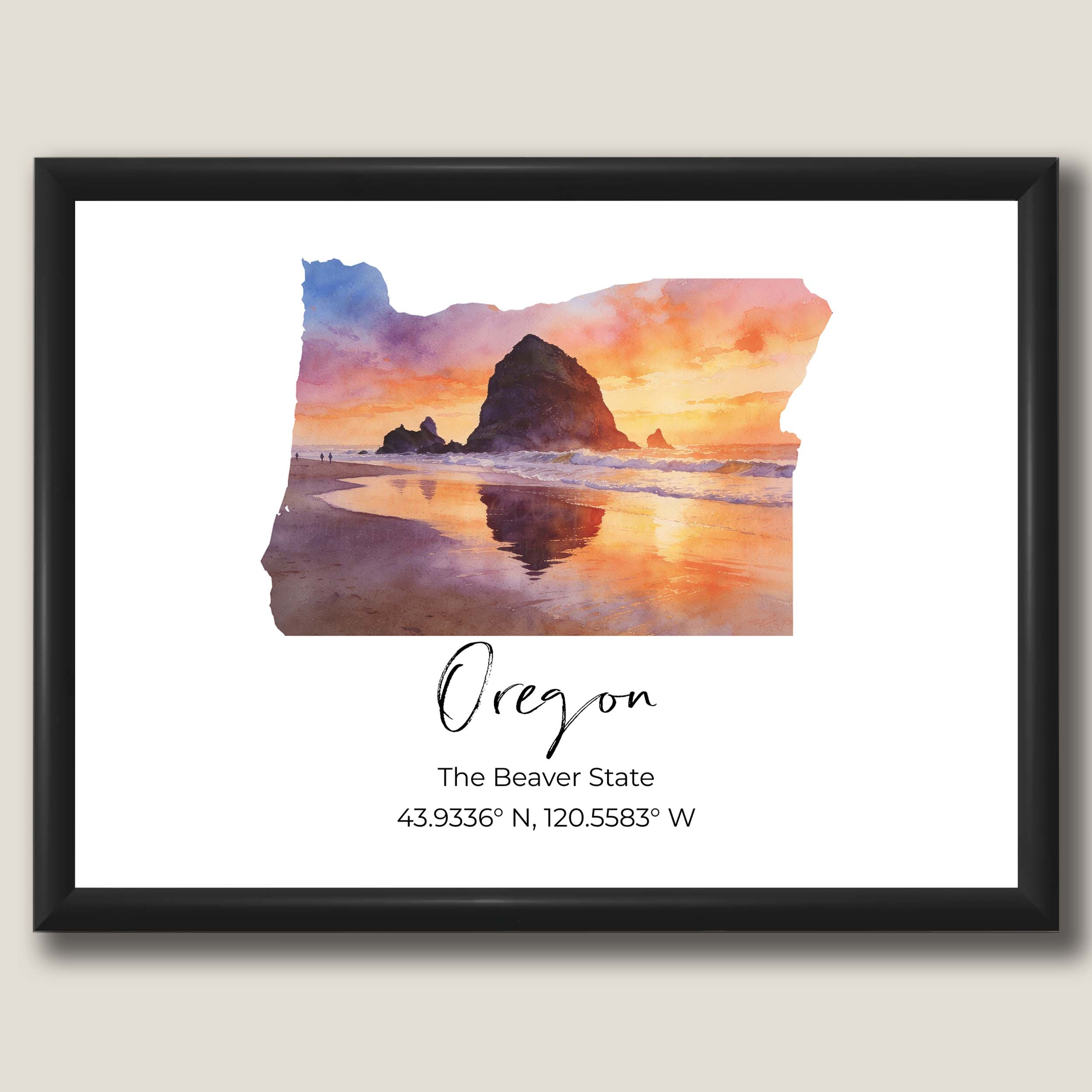 Oregon State Map