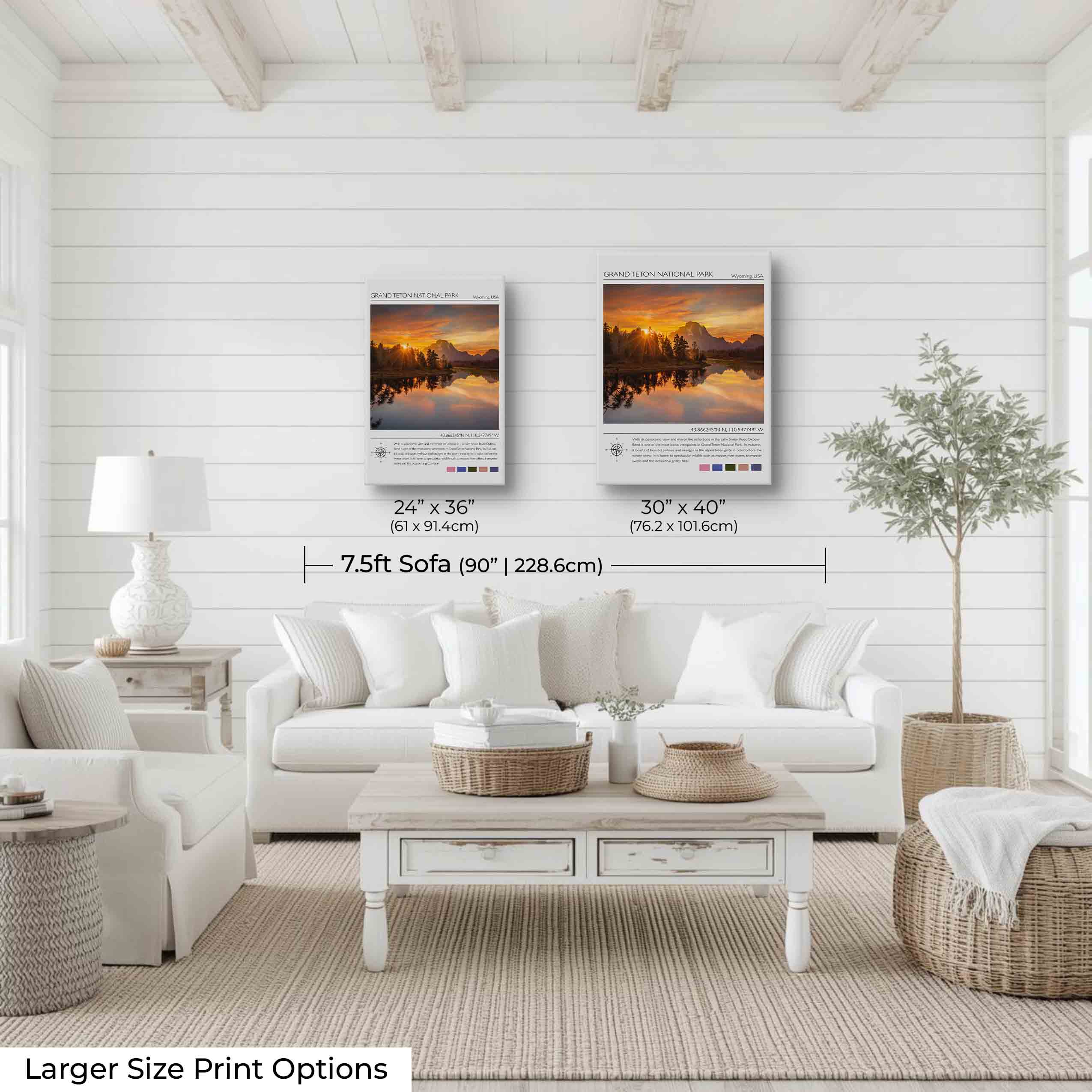 Grand Teton National Park Travel Poster
