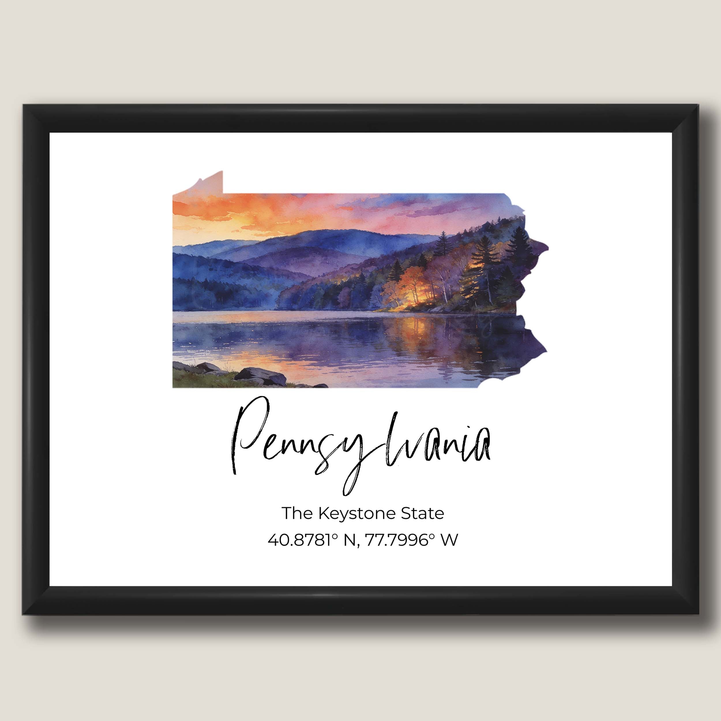 Pennsylvania State Map