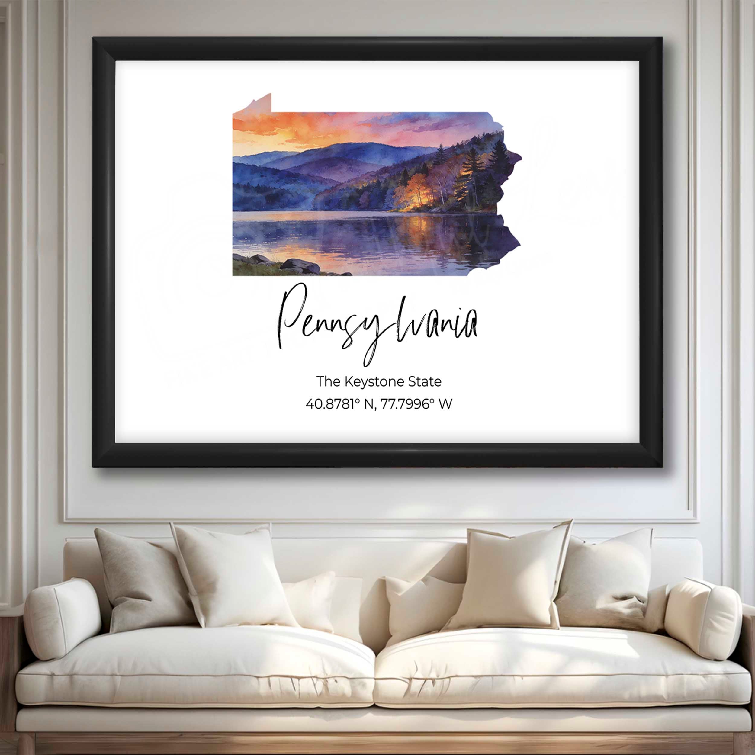 Pennsylvania State Map