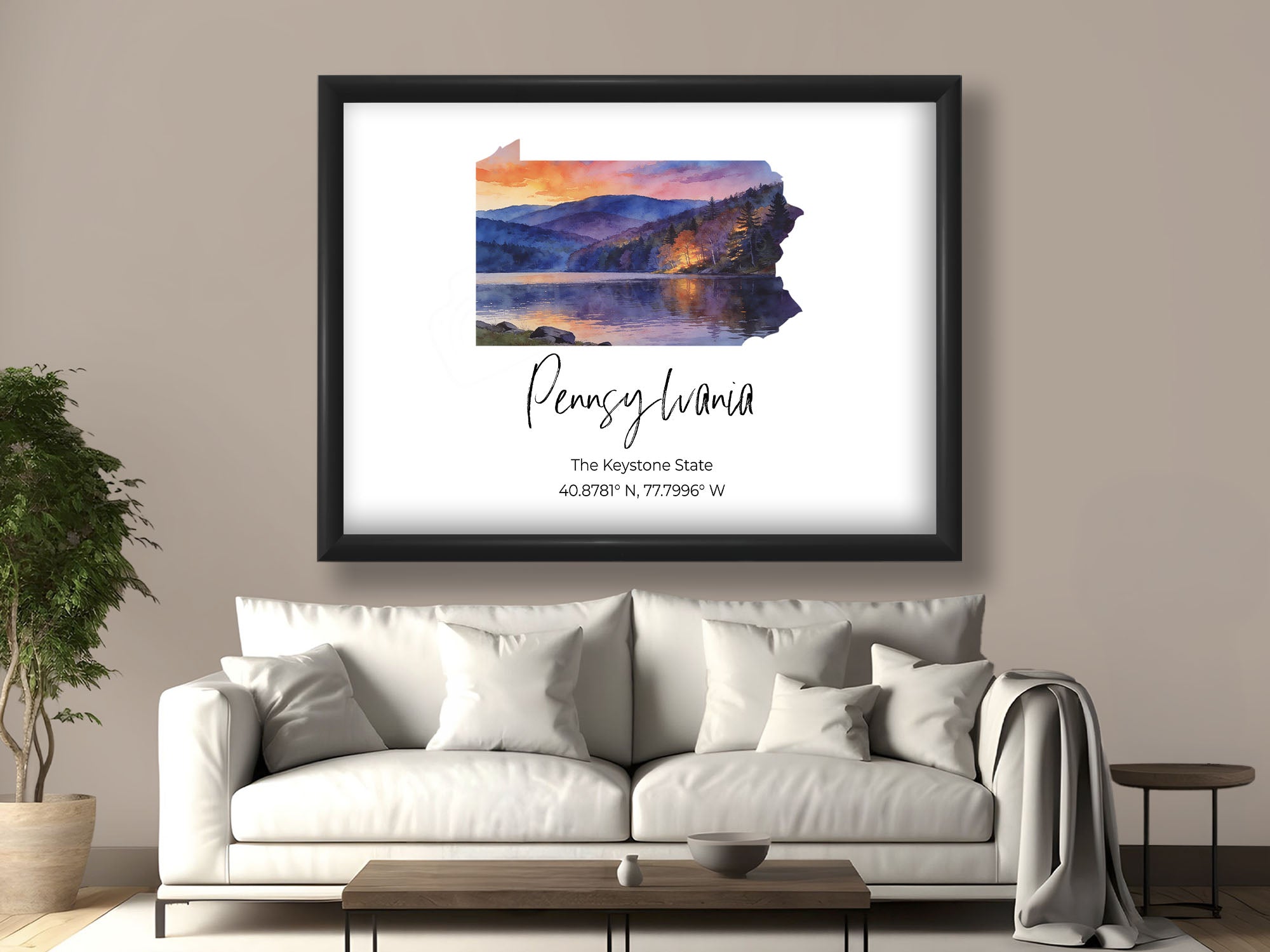 Pennsylvania State Map