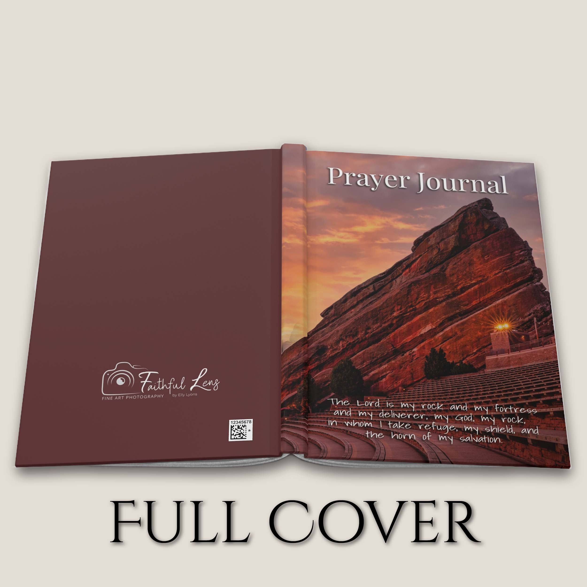 Prayer Journal Hardcover, Red Rocks Amphitheatre