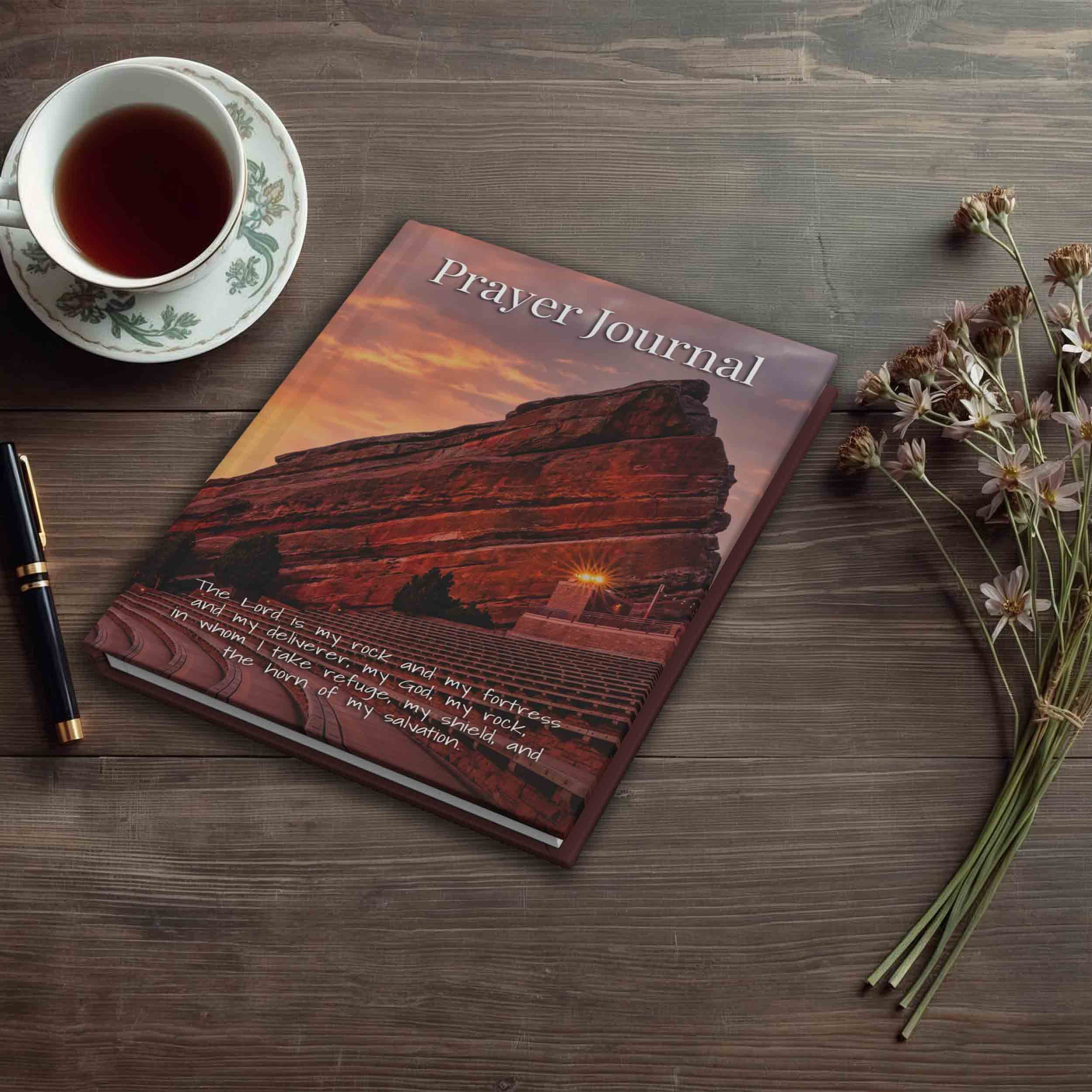 Prayer Journal Hardcover, Red Rocks Amphitheatre