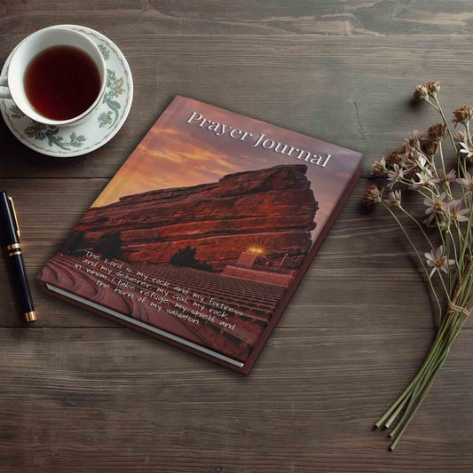 Prayer Journal Hardcover, Red Rocks Amphitheatre