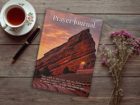Prayer Journal Hardcover, Red Rocks Amphitheatre