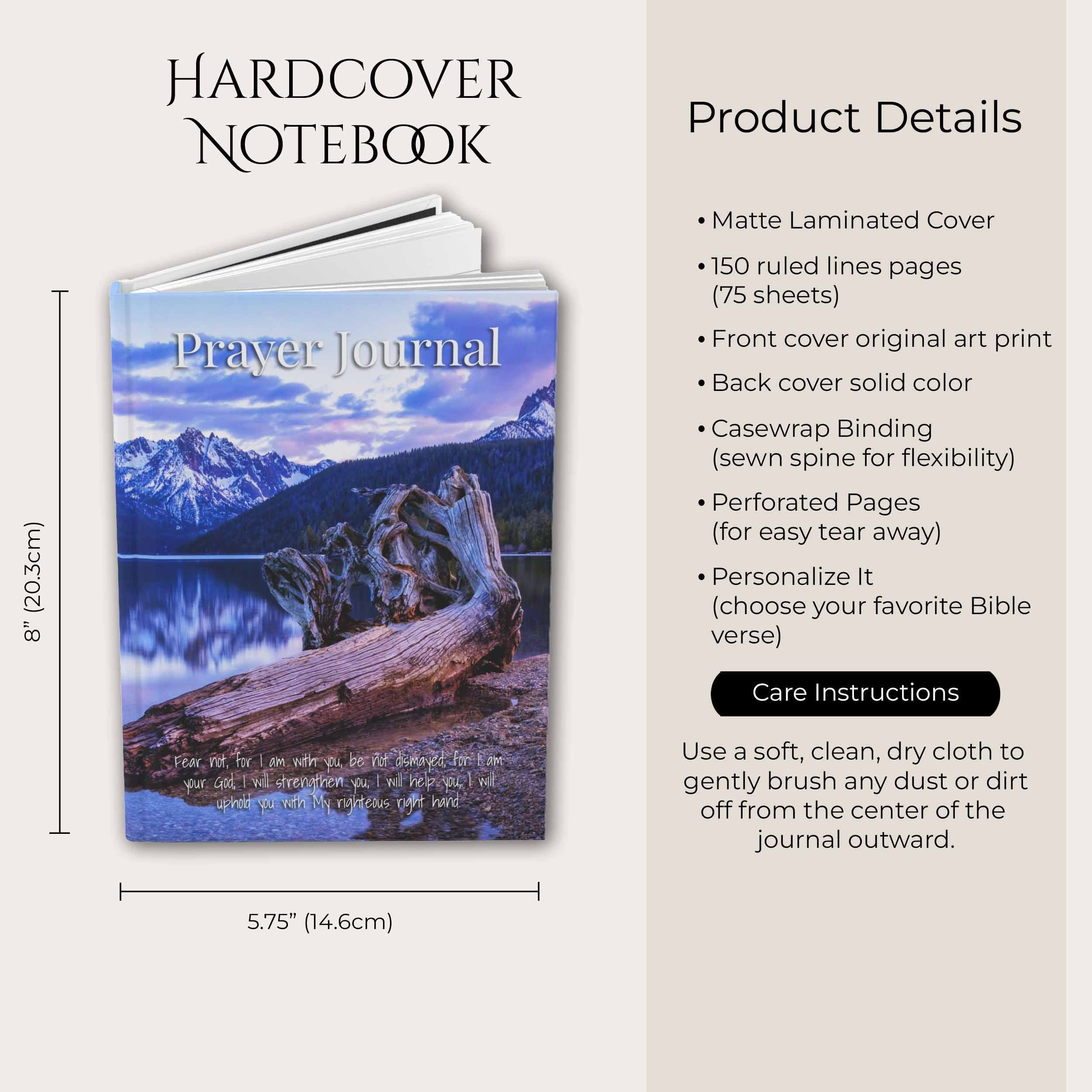 Prayer Journal Hardcover, Redfish Lake