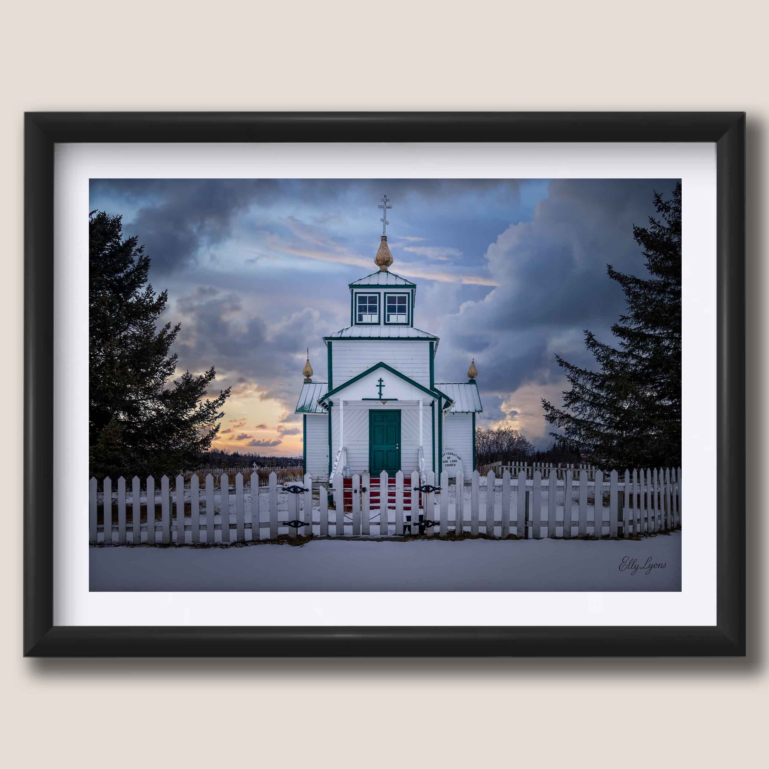 Russian Church Kenai, Alaska “Breaking Dawn”
