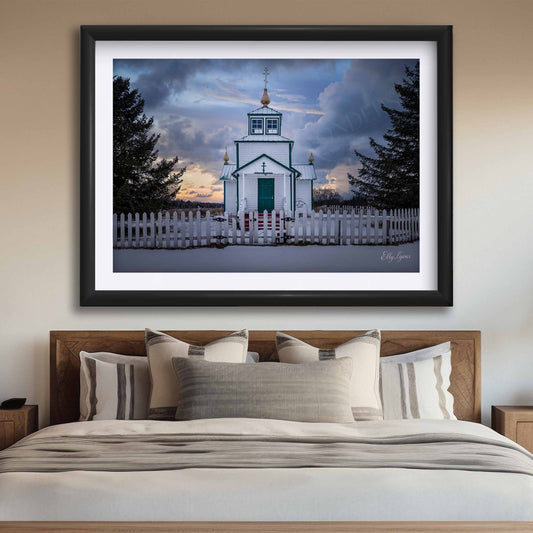 Russian Church Kenai, Alaska “Breaking Dawn”