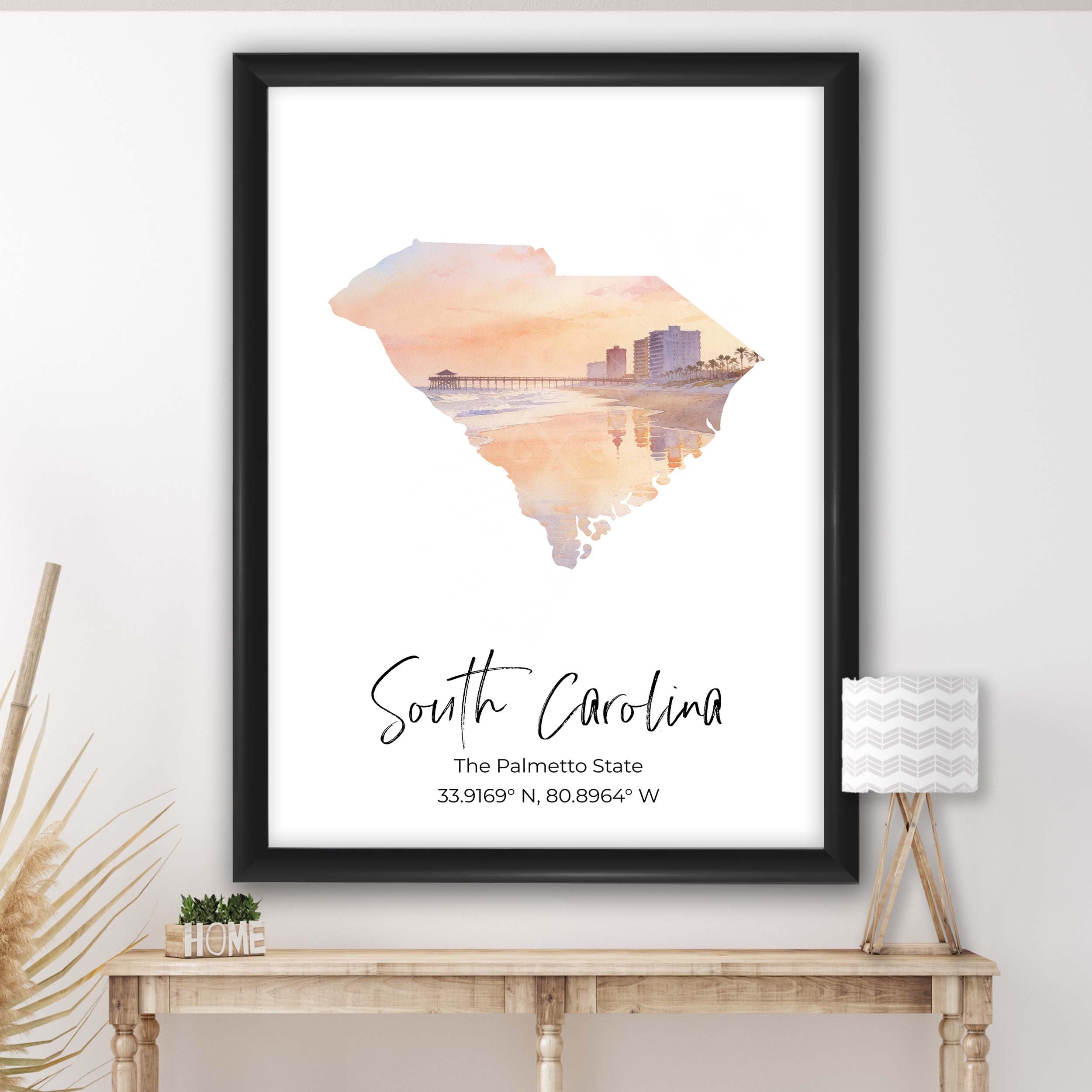 South Carolina State Map