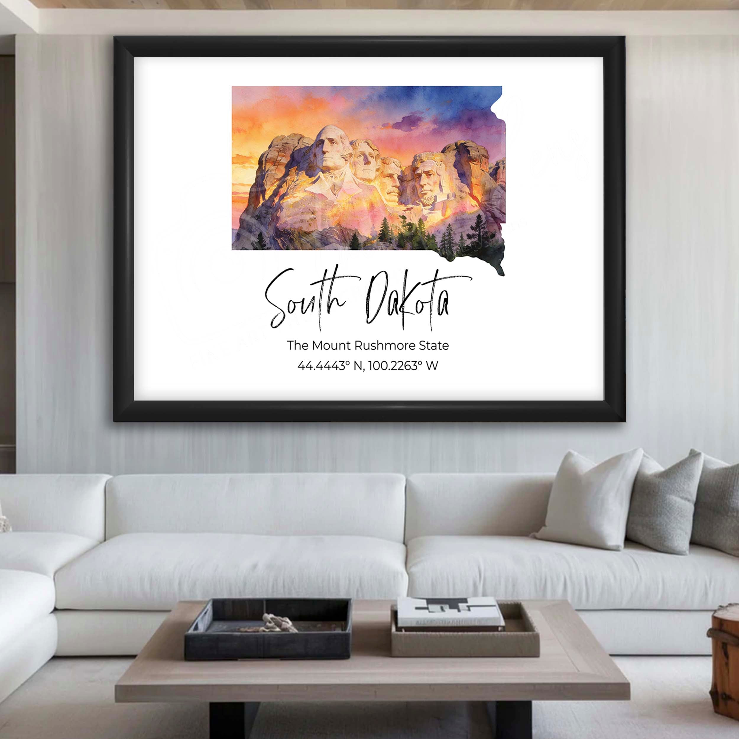 South Dakota State Map