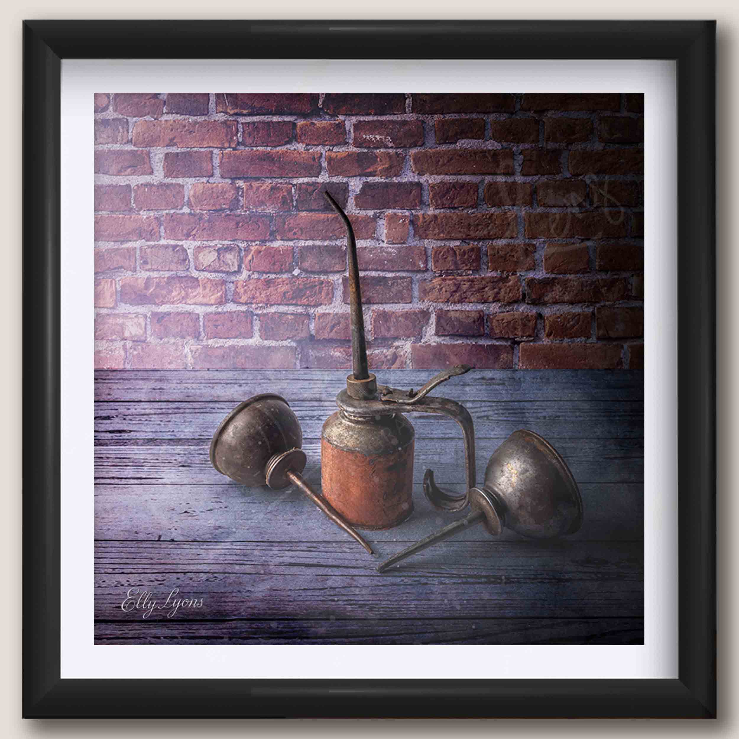 Vintage Oil Can Still Life “Stories in Time”