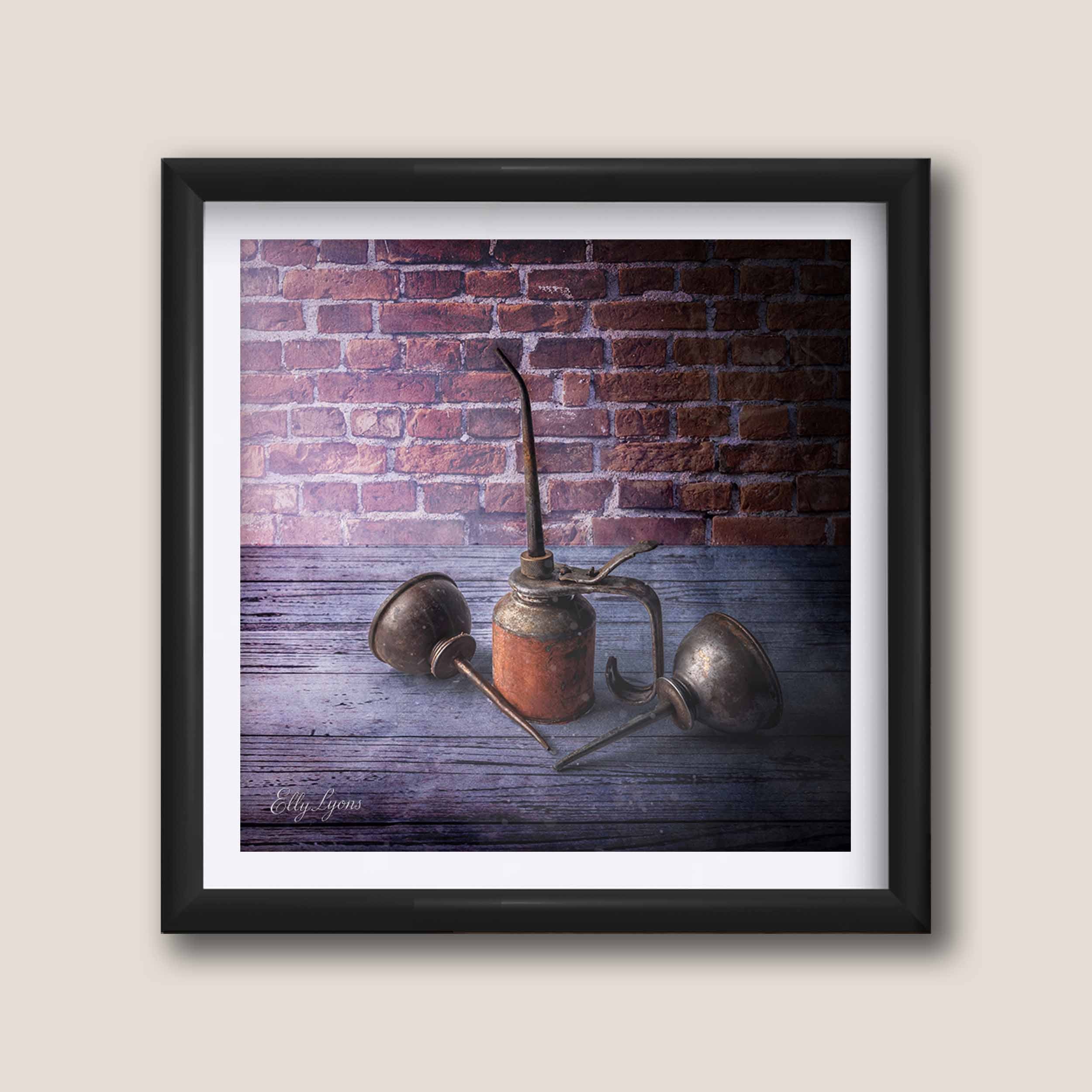 Vintage Oil Can Still Life “Stories in Time”
