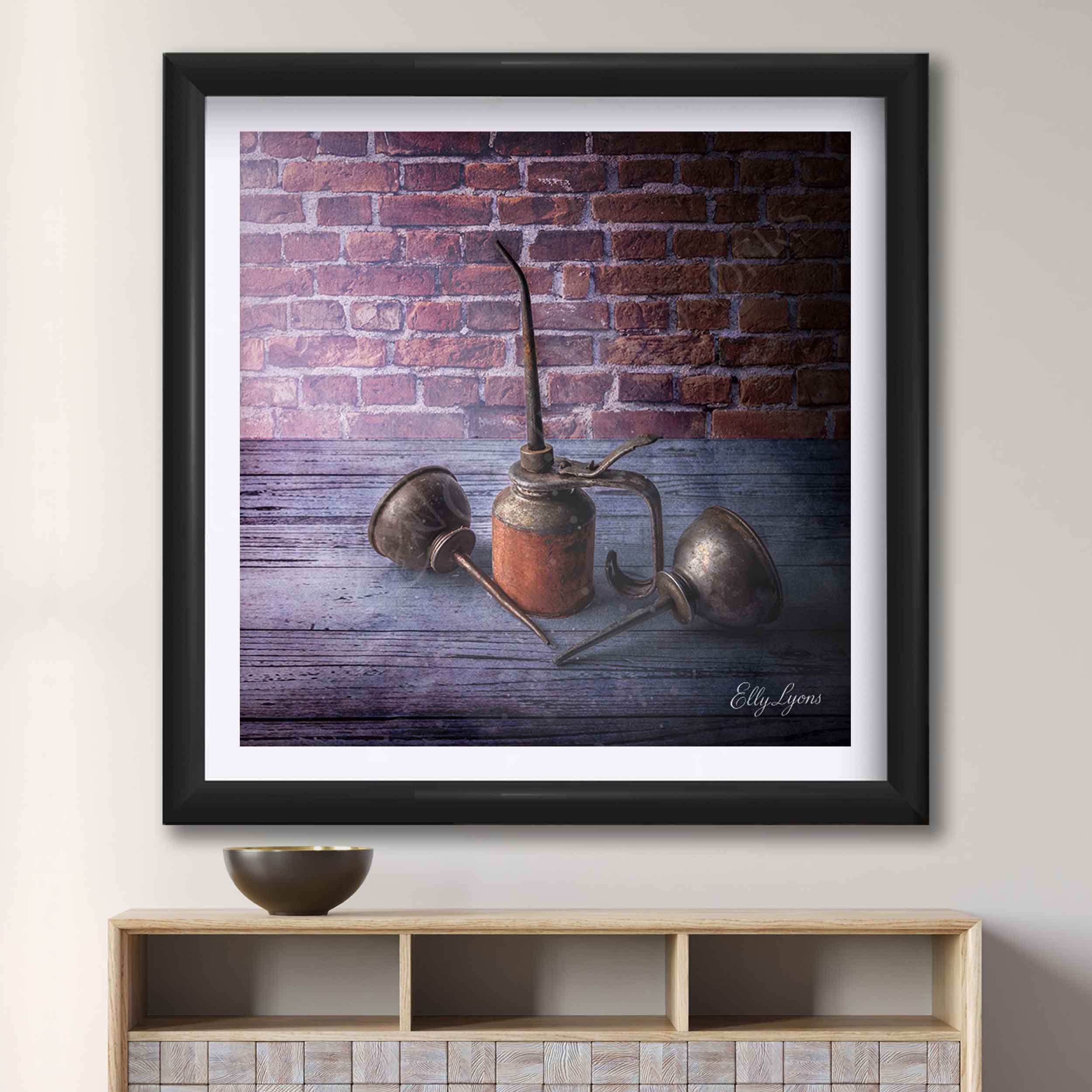 Vintage Oil Can Still Life “Stories in Time”