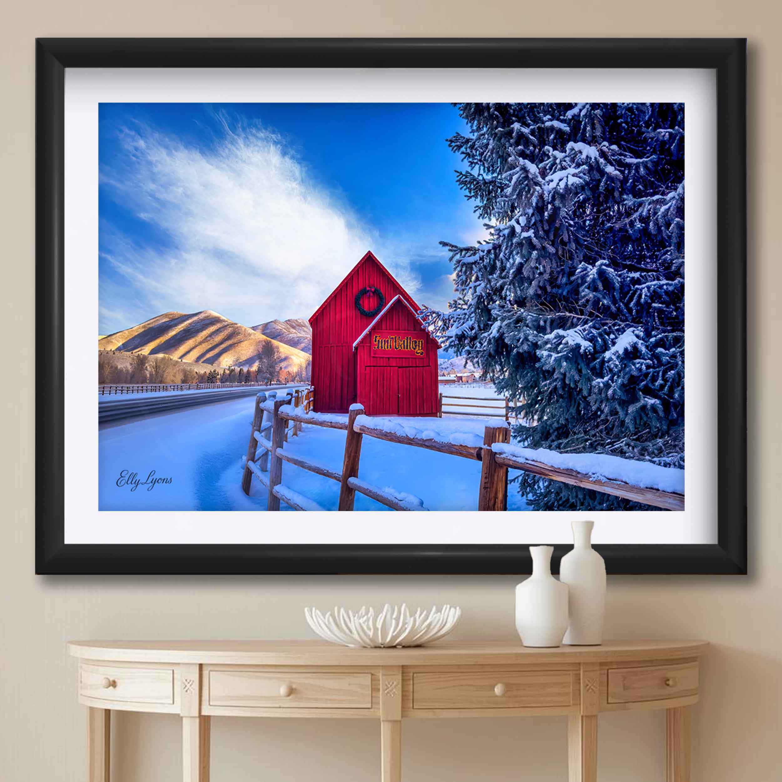 Sun Valley Red Barn "Where Peace Dwells"
