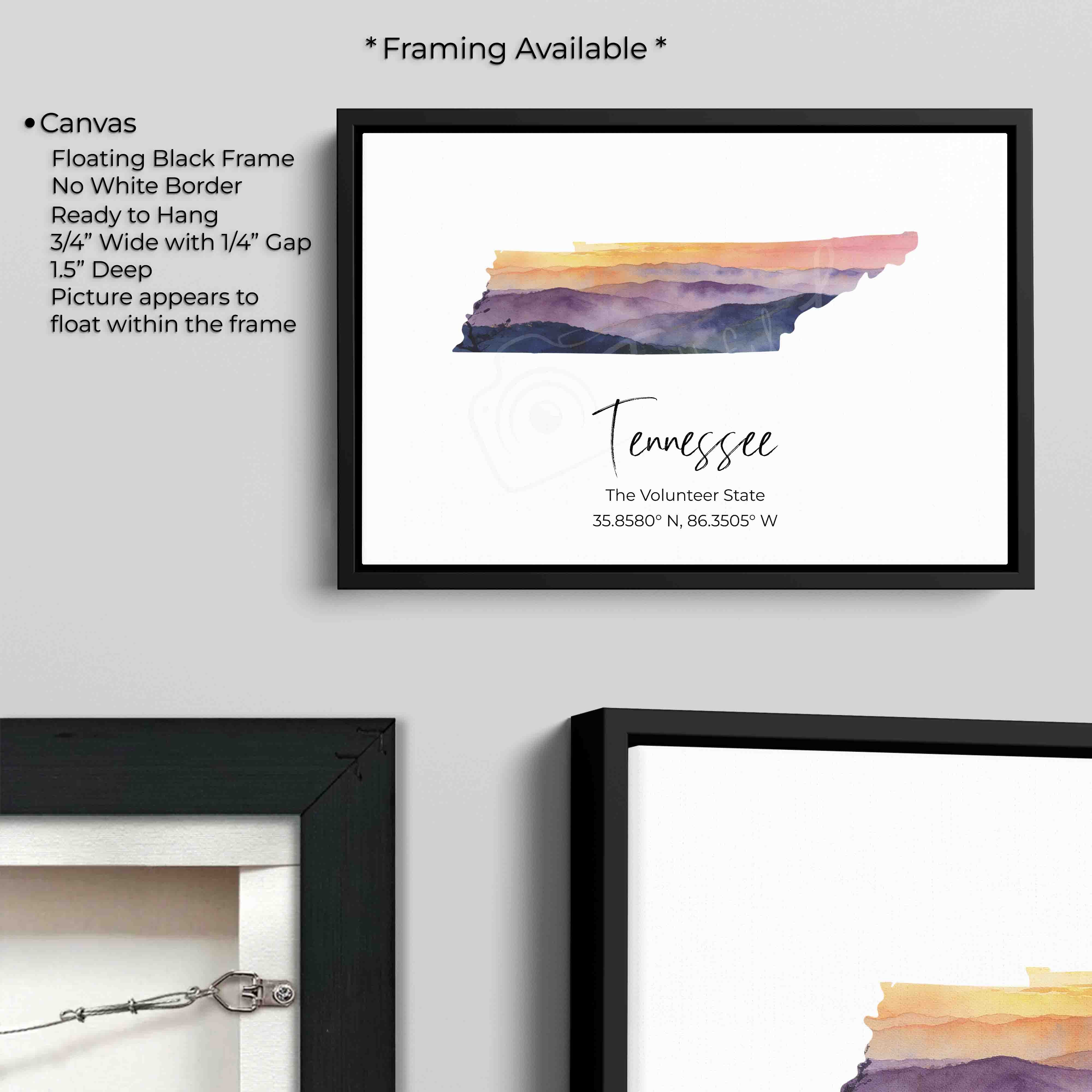 Tennessee State Map
