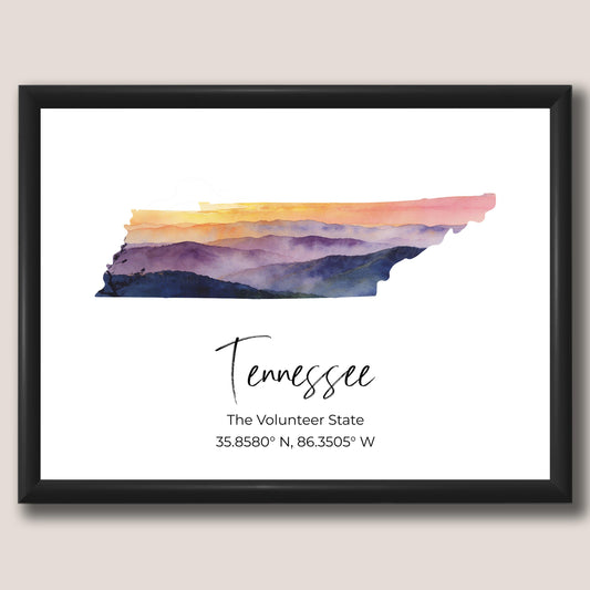 Tennessee State Map