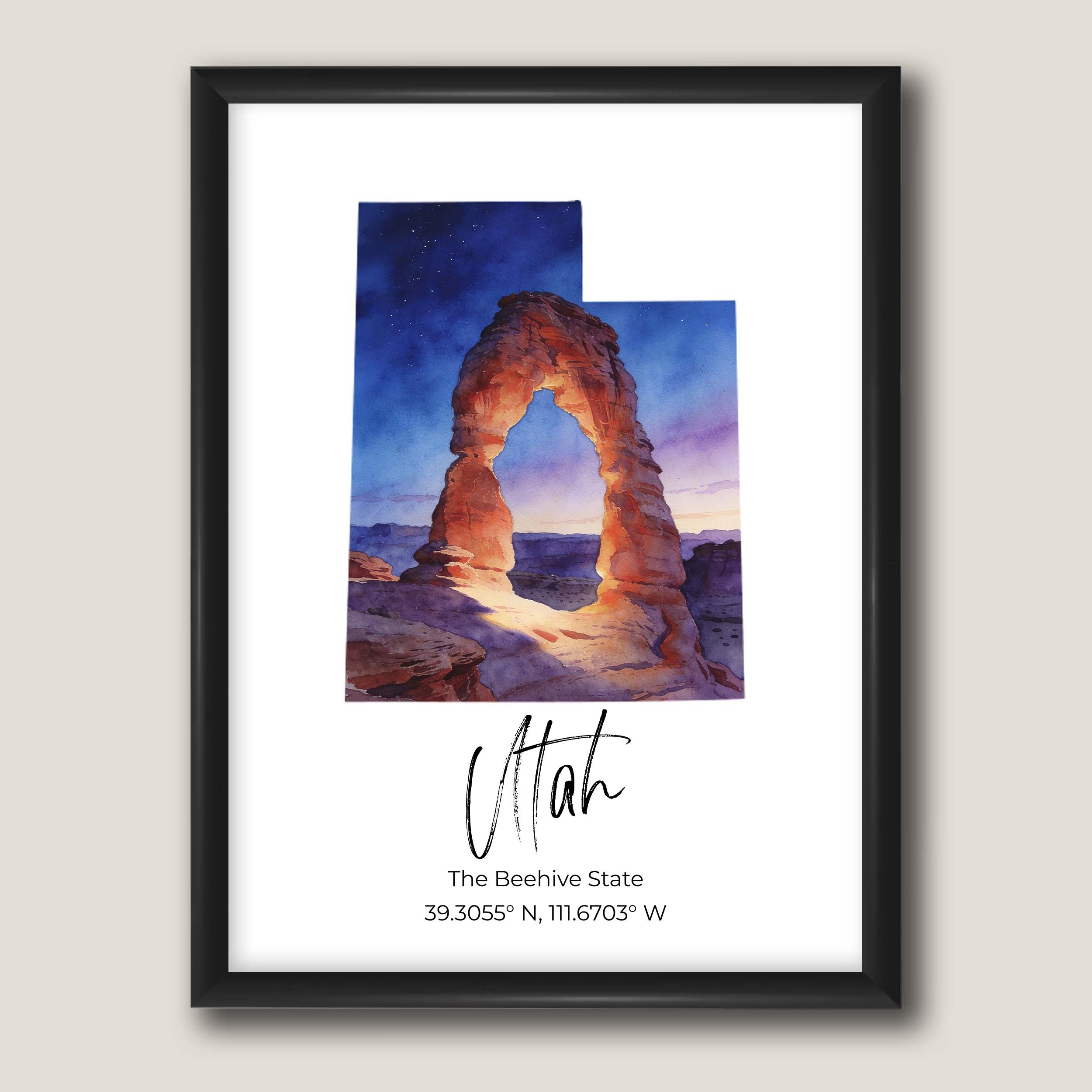 Utah State Map