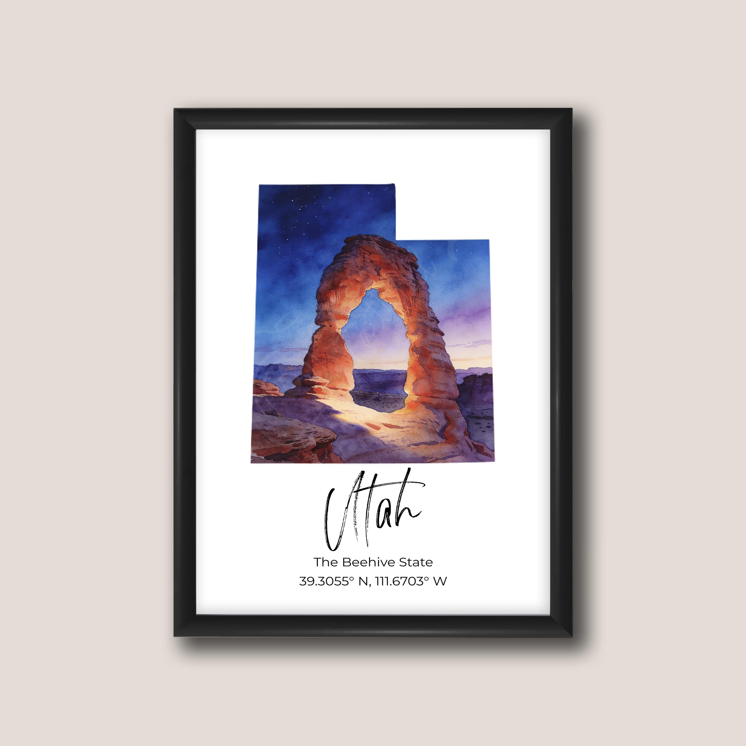 Utah State Map