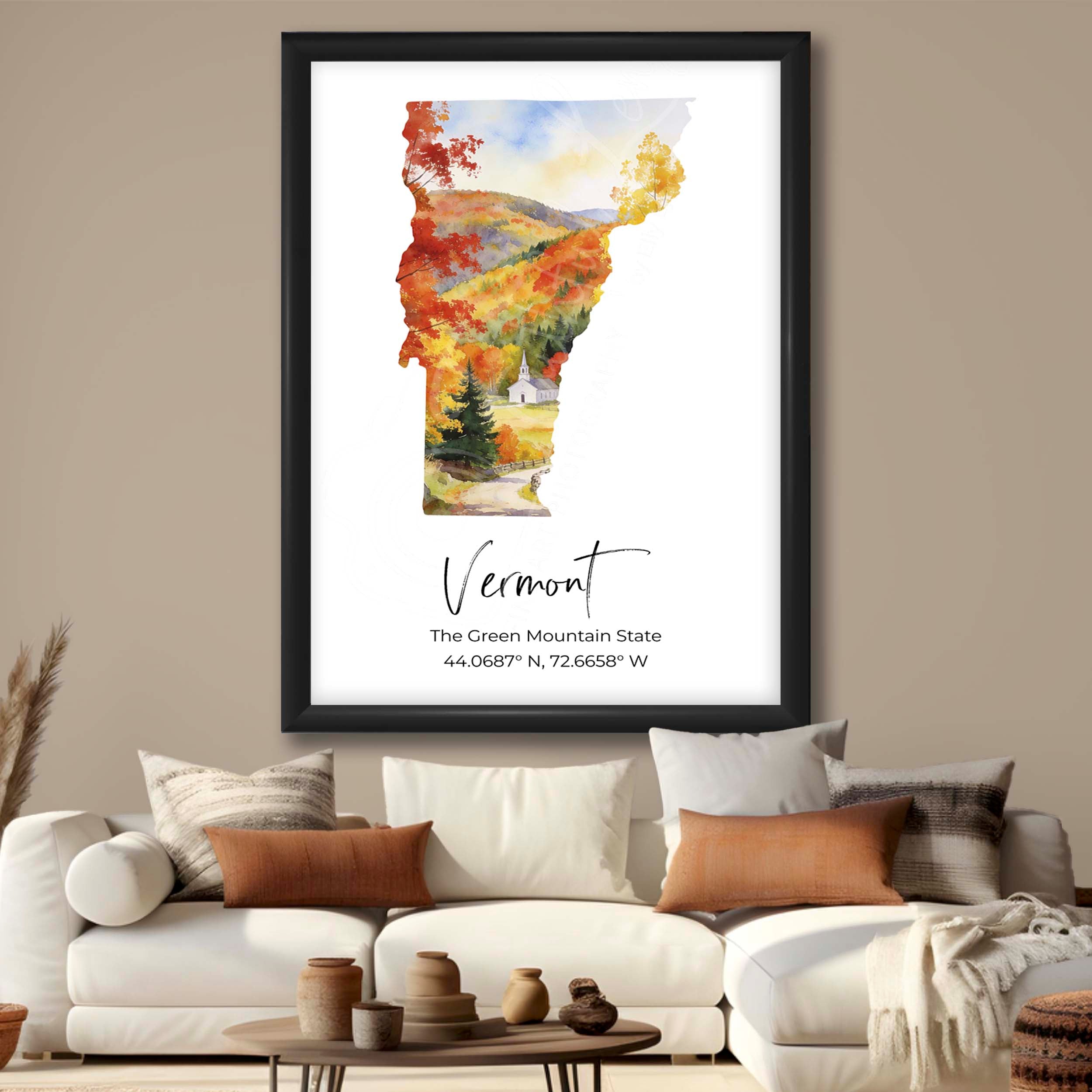 Vermont State Map
