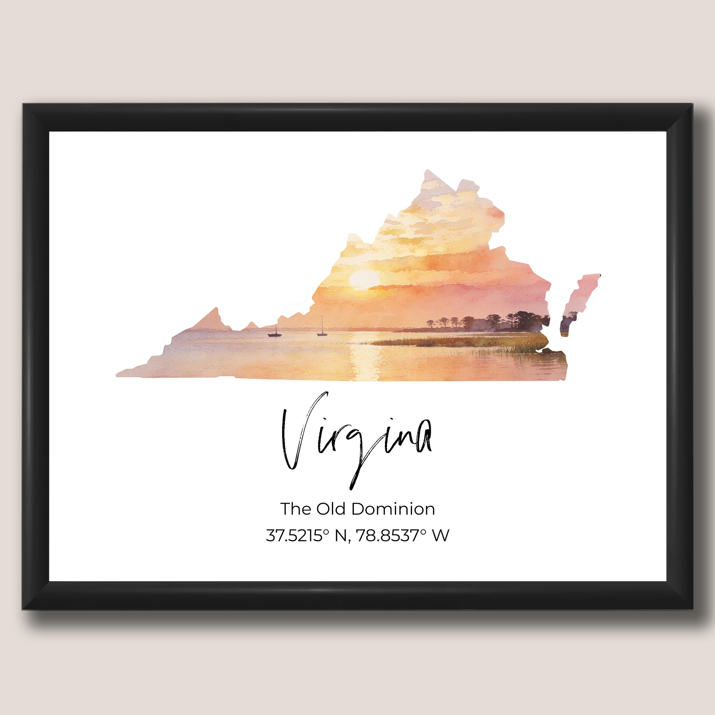 Virginia State Map