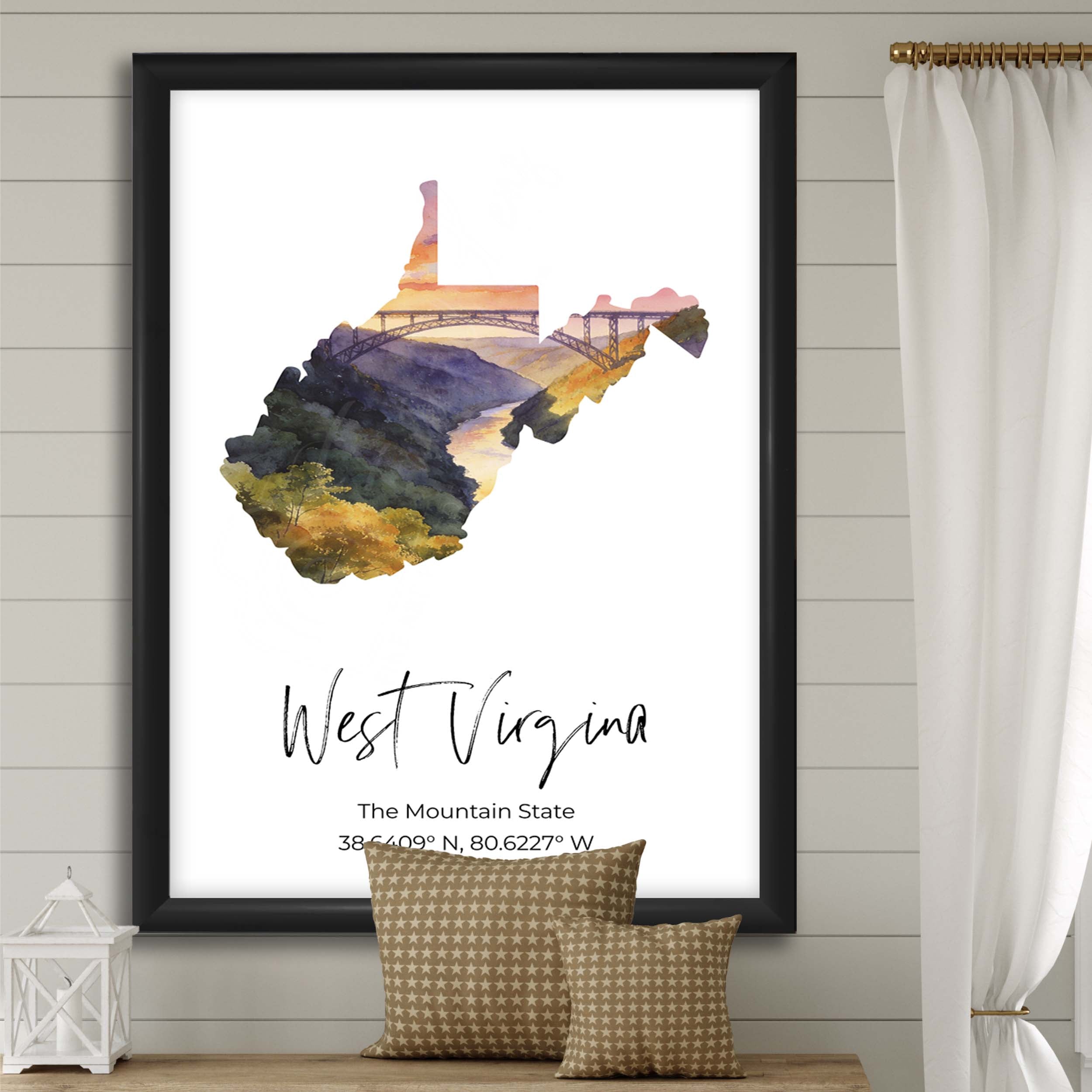 West Virginia State Map