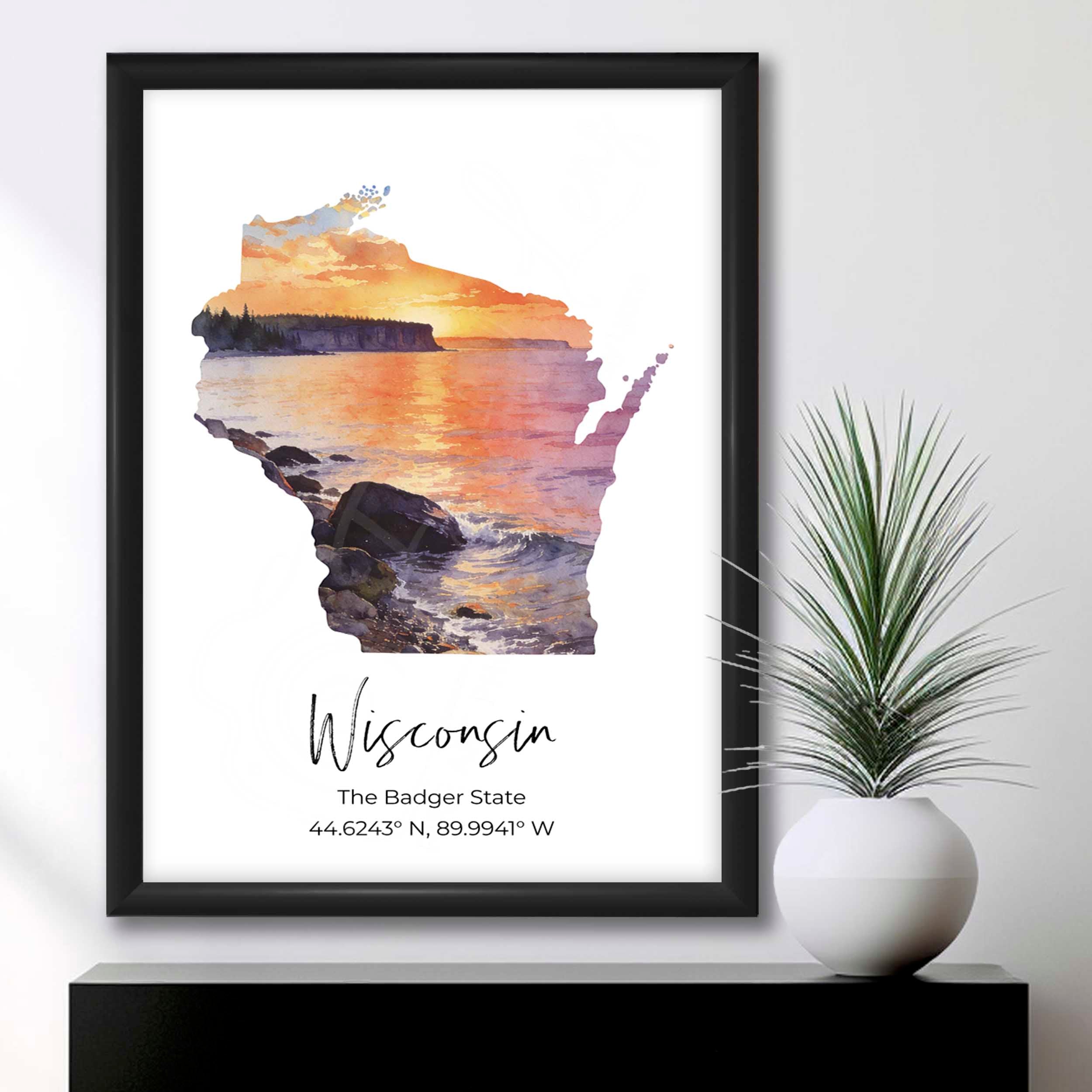 Wisconsin State Map