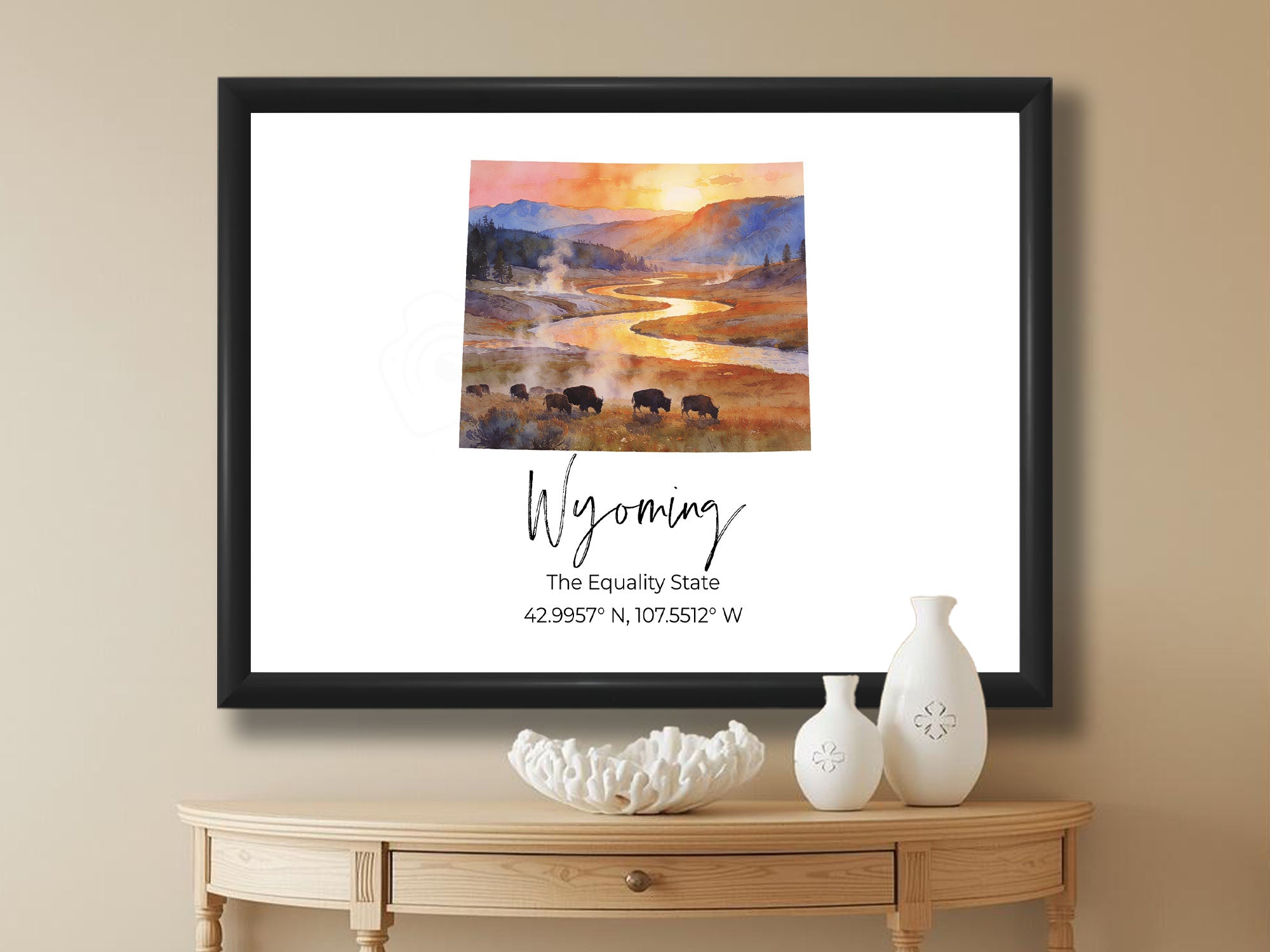Wyoming State Map