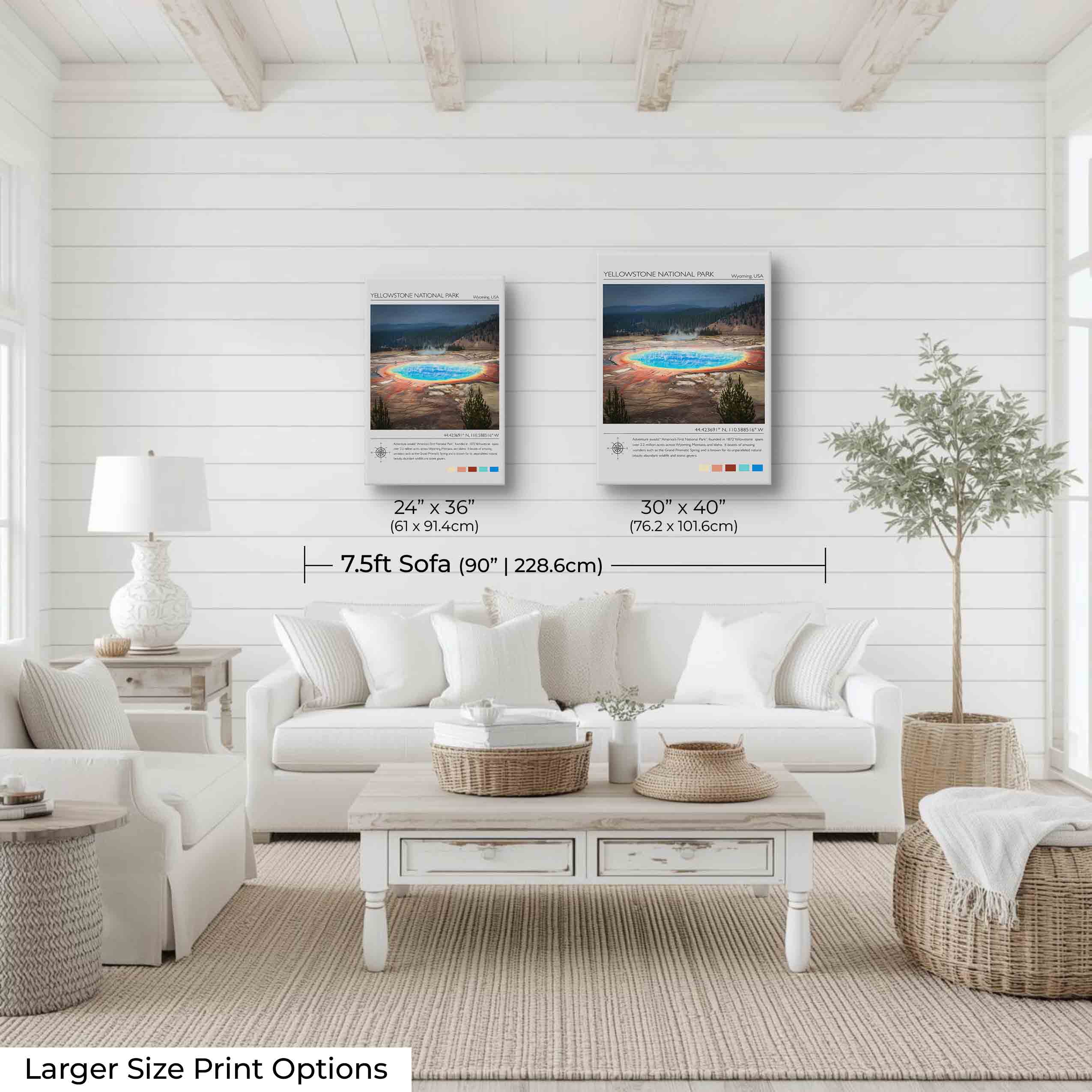 Yellowstone National Park Travel Poster