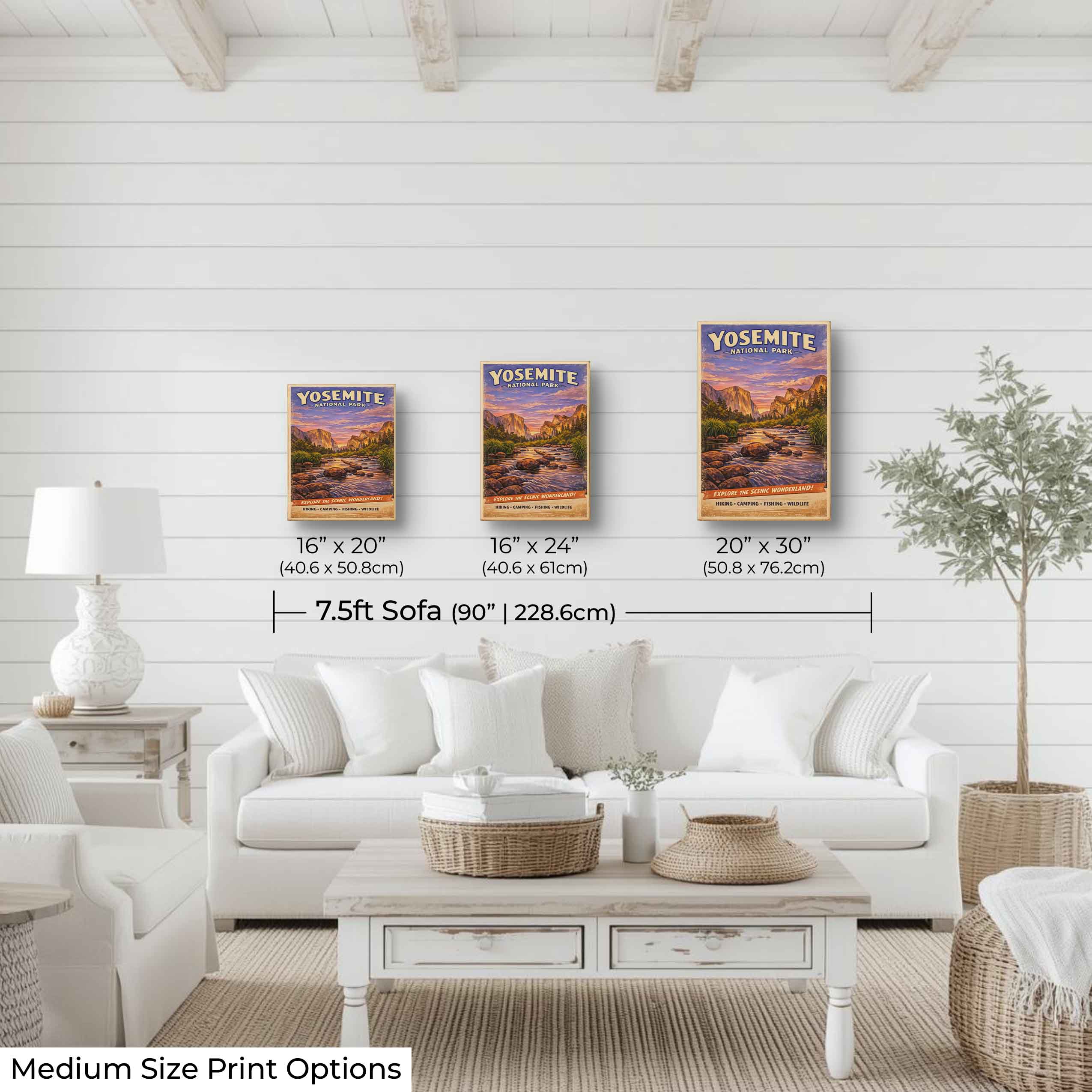 Yosemite El Capitan Vintage Travel Poster